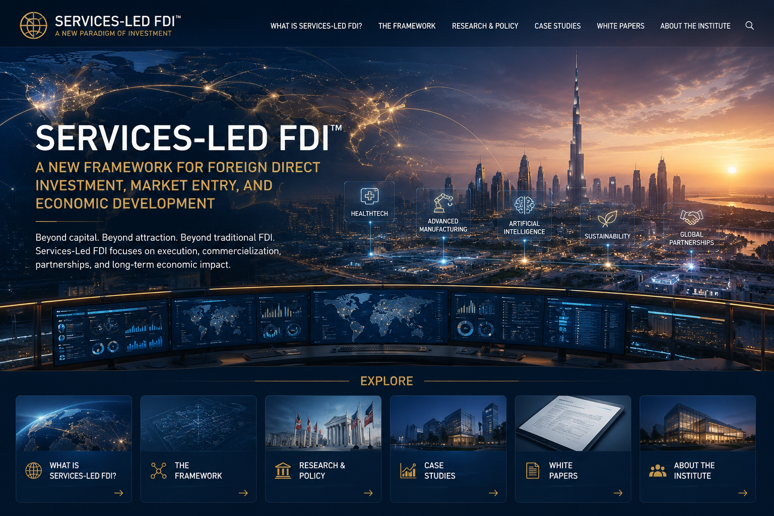 Services-Led FDI™ A New Framework for Foreign Direct Investment, Market Entry, and Economic Development